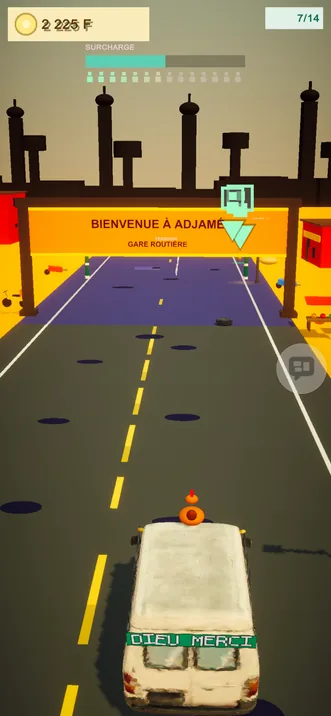 Gbaka Go : le gbaka « Dieu Merci » passe sous l'arche « Bienvenue à Adjamé, gare routière »
