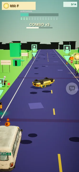 Gbaka Go : un combo x3 en pleine course, une voiture renversée sur la chaussée
