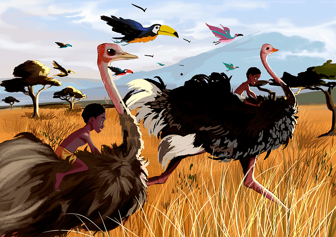 Illustration du Studio UG — représentation authentique de la diversité africaine